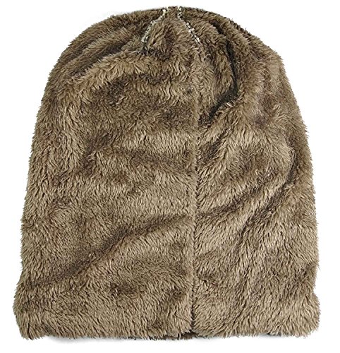 Image of Winter Beanie Scarf for Boys Girls (5-12 Years) Hats Circle Scarf Kids Slouchy Skull Cap