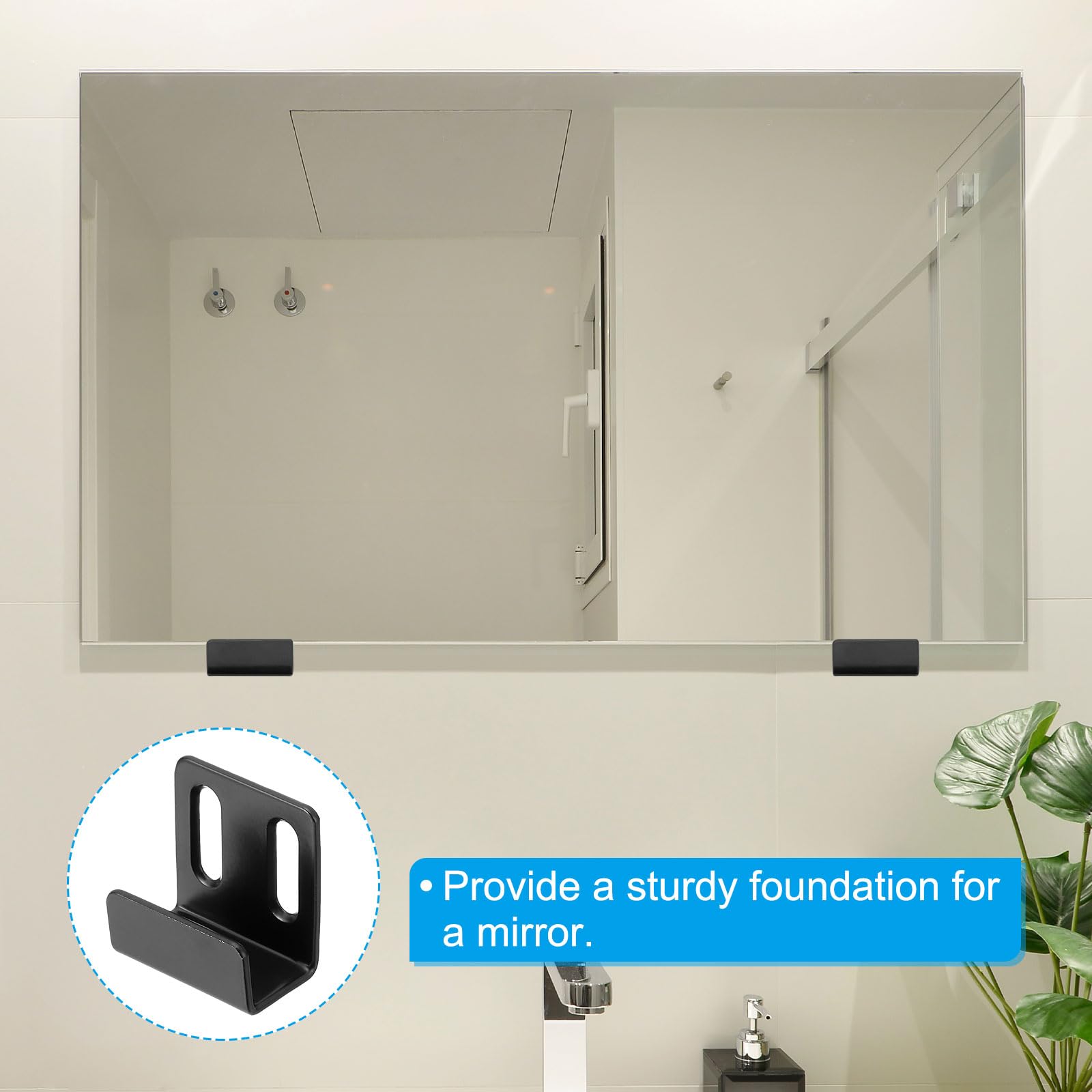 PATIKIL Tile Hanger Bracket 1.38x0.79x0.6 - Image 4
