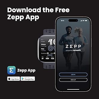 Amazfit Bip 6 Smart Watch 46mm, 14 Day Battery, 1.97" AMOLED Display, GPS & Free Maps, AI, Bluetooth Call & Text, Health, Fitness & Sleep Tracker, 140+ Workout Modes, 5 ATM Water-Resistance, Blush