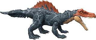 Jurassic World Dominion Massive Action Siamosaurus Dinosaur Figure, Attack Action & Chomp, Large Range of Motion, Physical & Digital Play 4 Years & Up