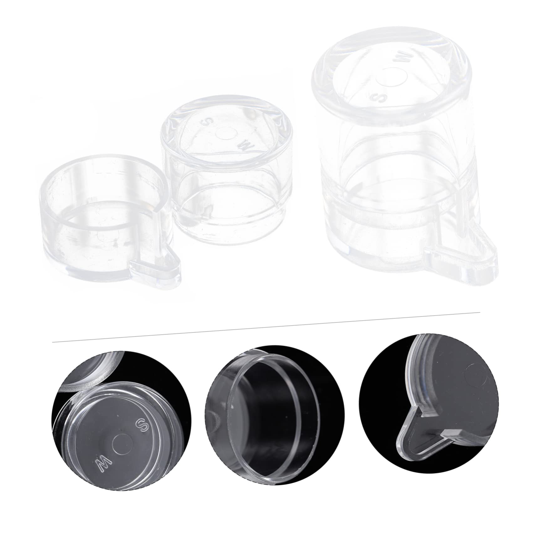 Kisangel 2 Pièces Alimentation pour Fourmis Acrylique Mangeoire et Récipient D Eau Transparent pour Observation des Fourmis