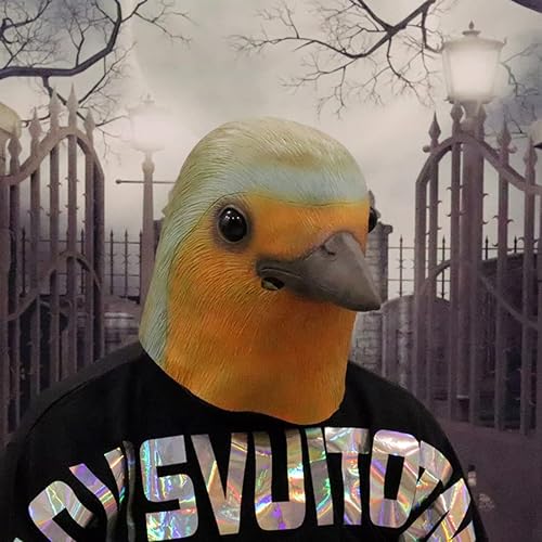 Miniatura 6 de Máscara realista de Robin Head 2023 para juego de roles, máscaras de cosplay para adultos, disfraz de fiesta de Halloween de látex