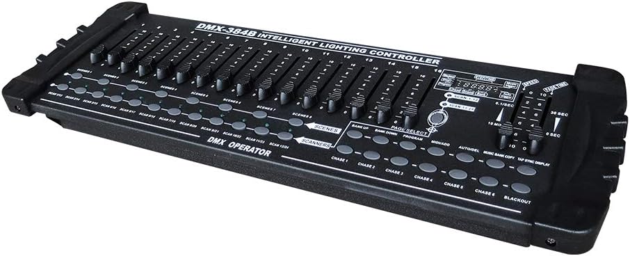 IMRELAX DMX Controller 384 Channels DMX512 Operator Panel MIDI Control Console Use for Editing Fog/Stage Lighting (IM-DMX384B)
