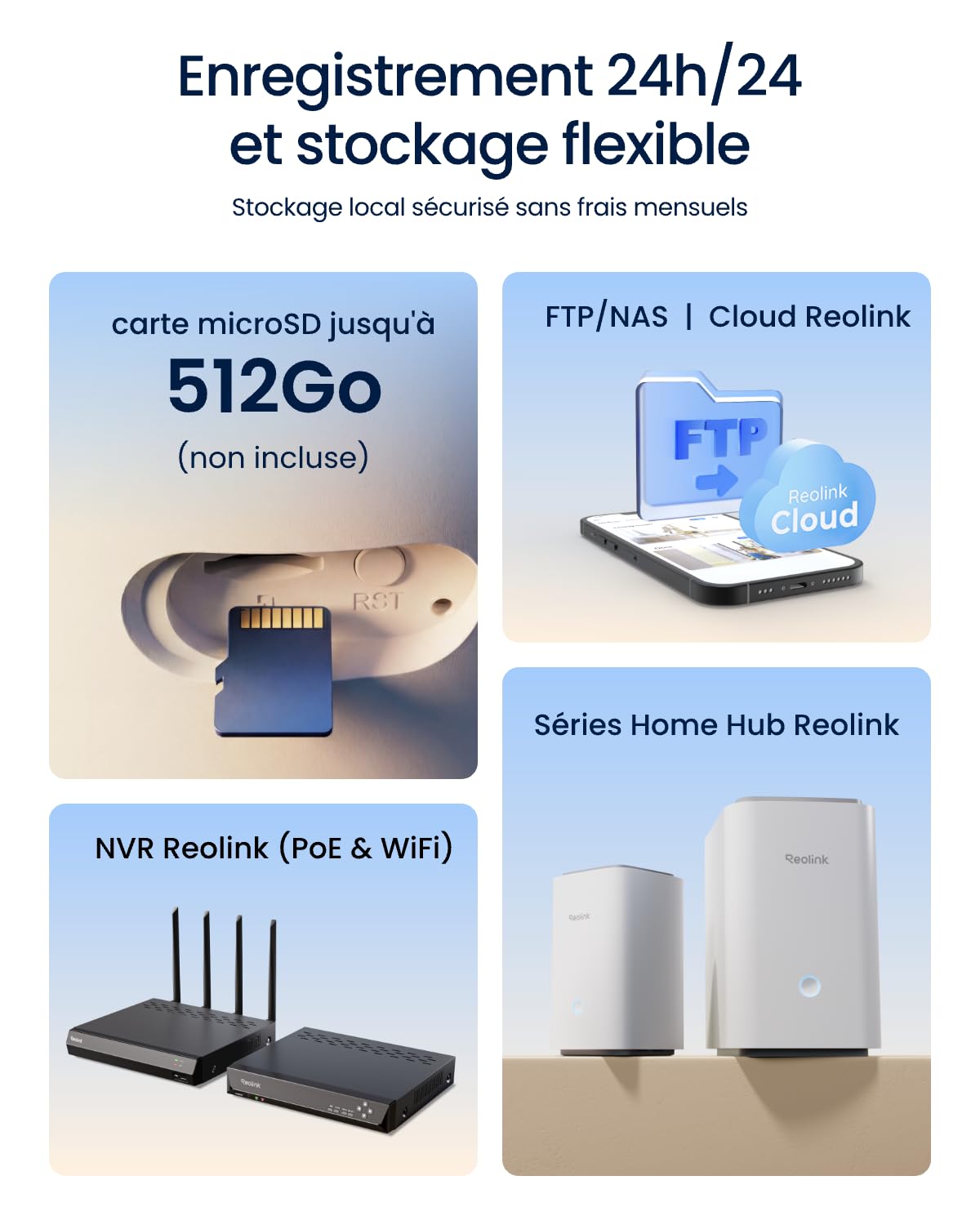 Reolink Caméra de Surveillance à Triple Objectif 10Mpx+8Mpx avec Rotation | Suivi-Synchro et Automatique, WiFi 6 Double Bande, Détection IA, Recherche Vidéo IA Locale, Sans Frais Mensuels, OMVI 3i WiFi