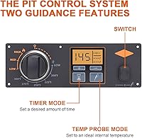 Vista 6 de Kit de tablero de control digital para parrillas de pellets de madera de Oklahoma Joe's, kit de termostato digital de repuesto para parrilla