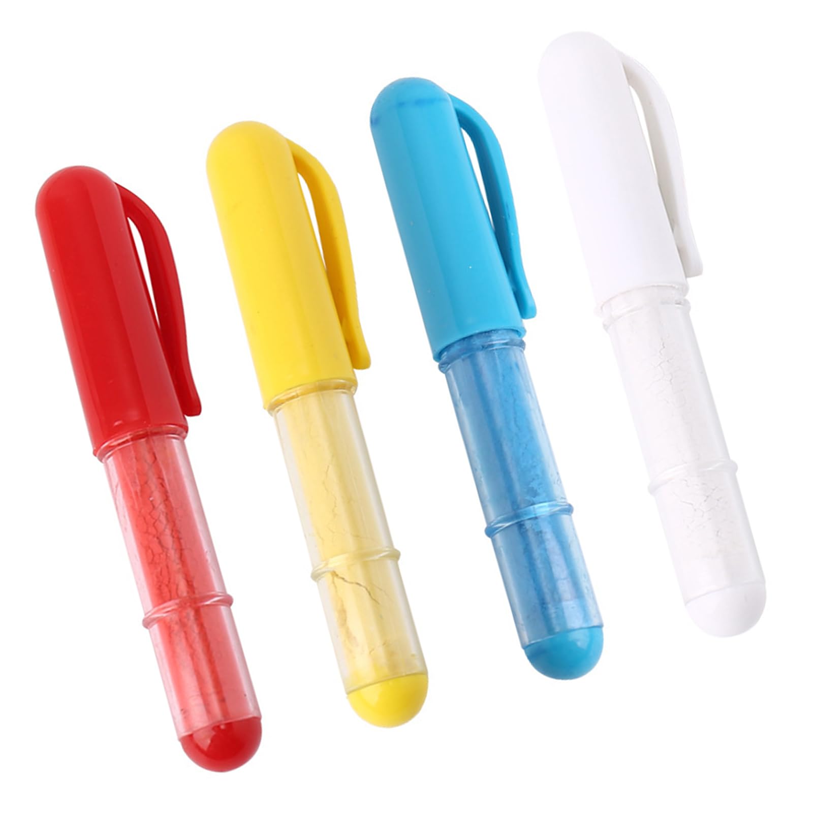 Kalttoy Multipurpose Chalk Pencils 4Pcs Pack for Accurate Pattern Marking on Various Fabrics Portable Sewing Marble