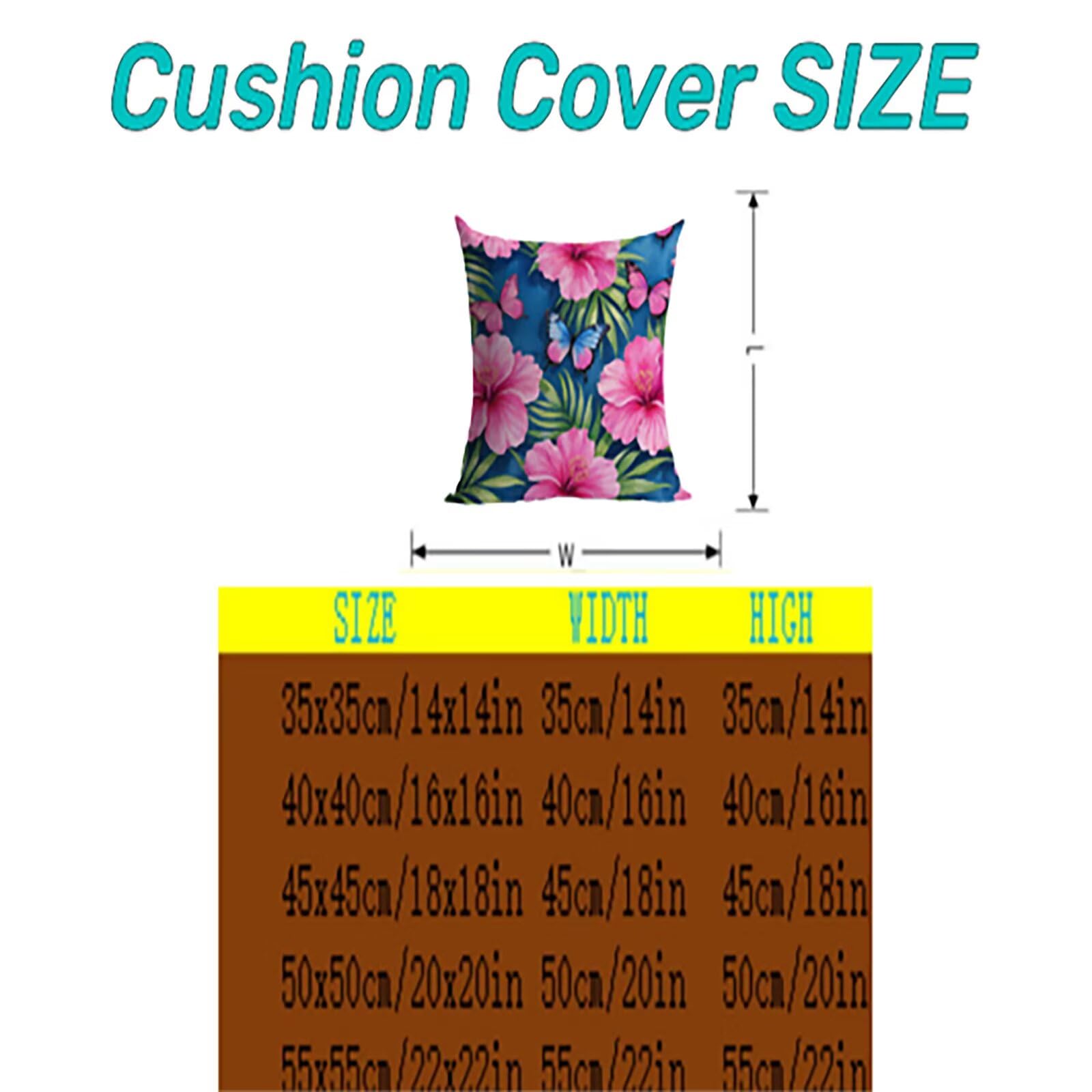Butterfly Outdoor Kissenbezug 60x60cm Wasserdicht Kopfkissenbezug THDZ2660
