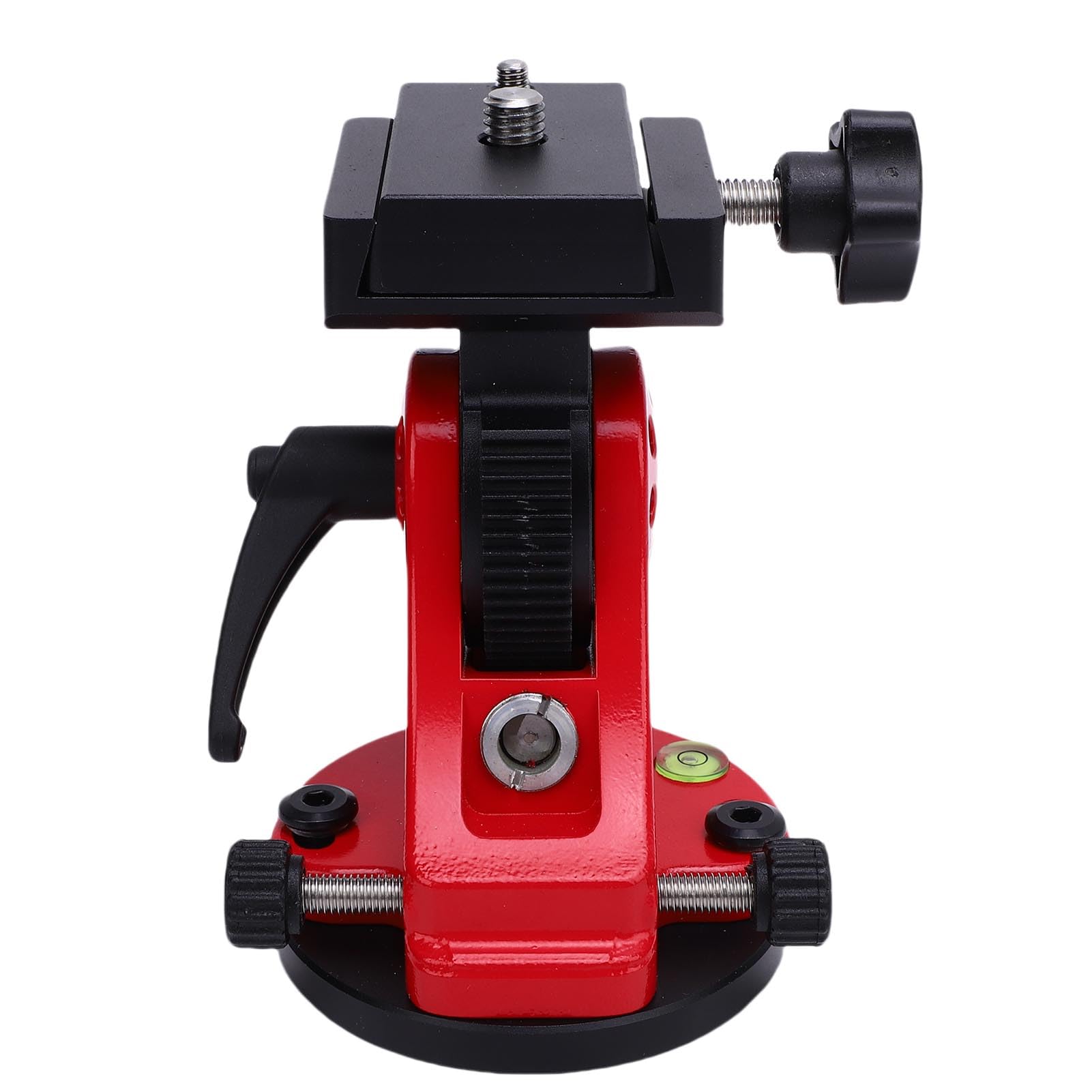 Fabater Montura Ecuatorial, Base de Ajuste de Latitud de Cuña Ecuatorial Ajustable de 90 Grados con Rosca de 3/8 de Pulgada para Telescopio Trípode Astrofotografía Equipo de Astronomía de (Rojo)