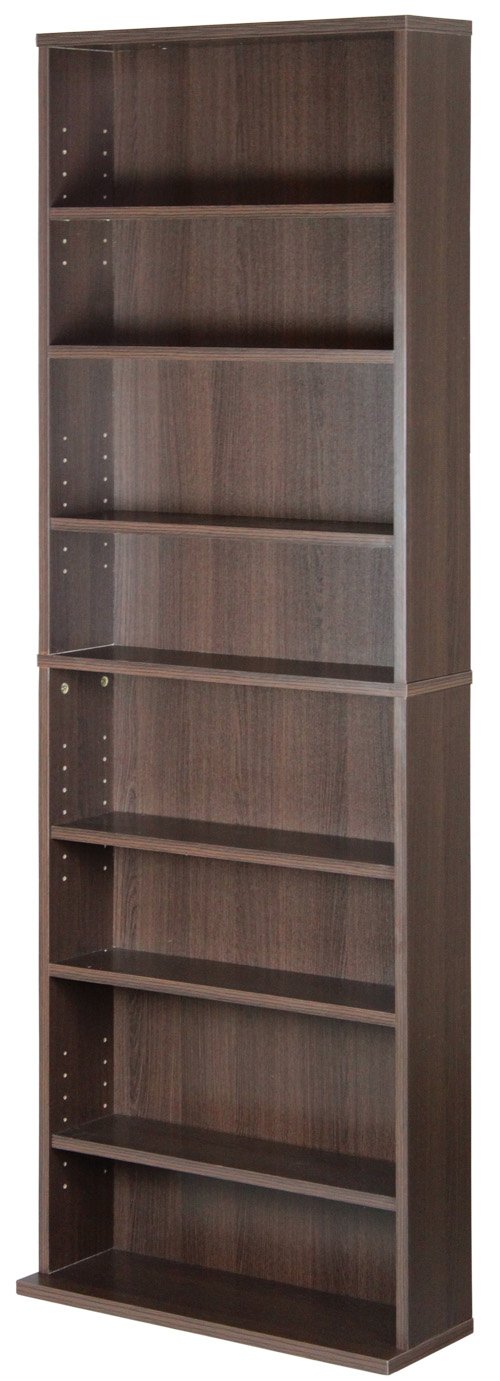Amazon｜サンニード 本棚 HF-1860 ダークブラウン 幅60 奥行22 高さ180