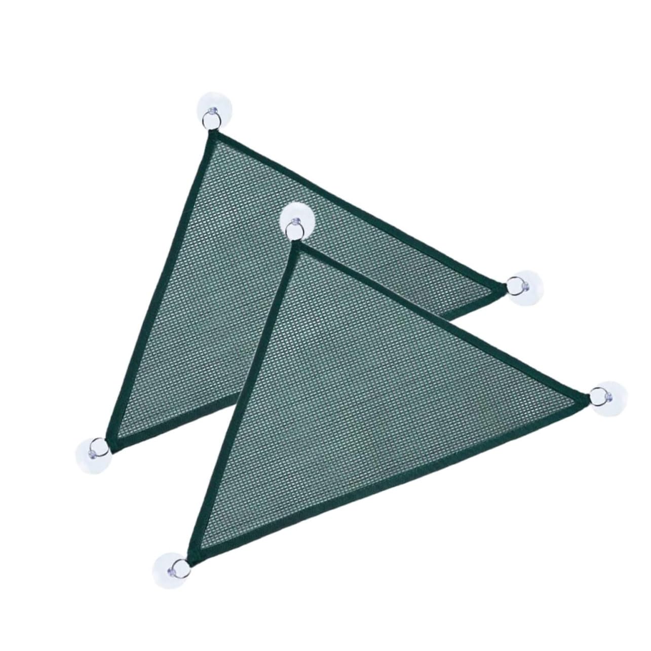 FRCOLOR 2pcs Bearded Dragon Hammock Reptile Lounger Hammock Climbing Pet Hammock Animal Hammock Gecko Hammock Suction Cup Lguana Hammock Lizard Lounger Reptile Rope Hammock