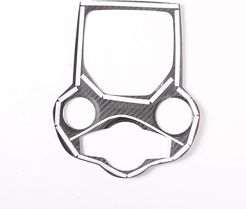 Miniatura 8 de CHEYA Adhesivo de fibra de carbono 100% real para consola central de automóvil, cubierta de panel de palanca de cambios para Alfa Romeo Giulia