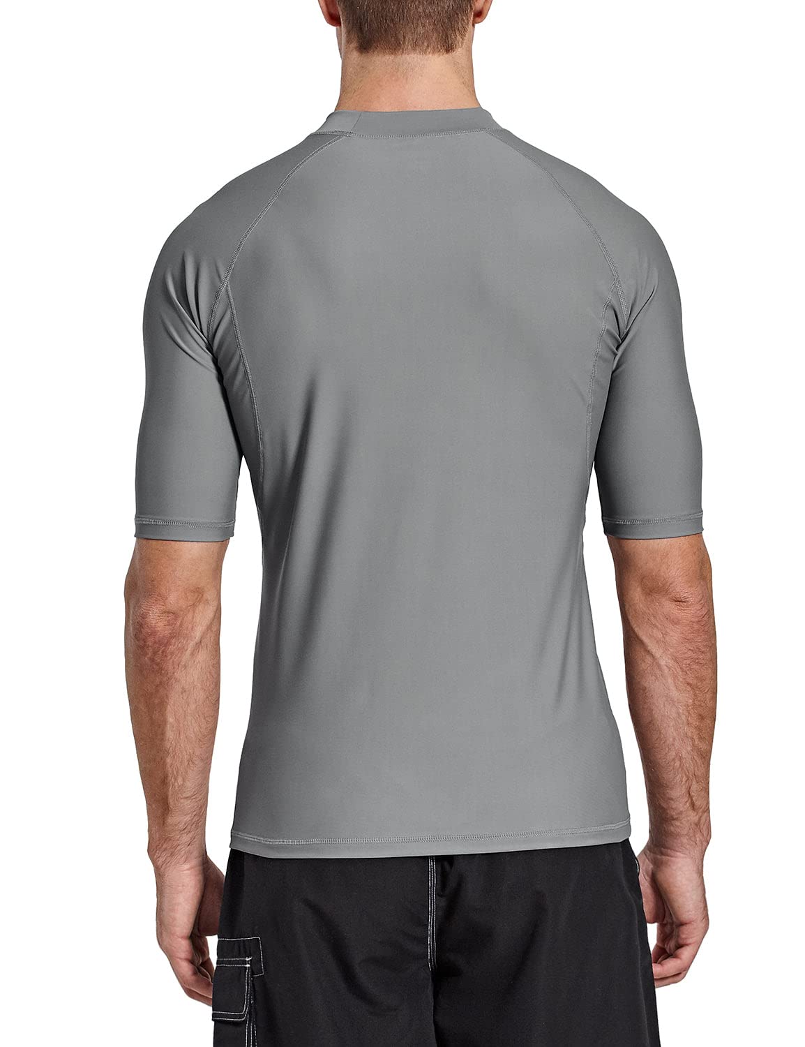 baleaf Camiseta UV para Hombre con protección Solar UPF 50+ de Manga Corta Rashguard para Hombre
