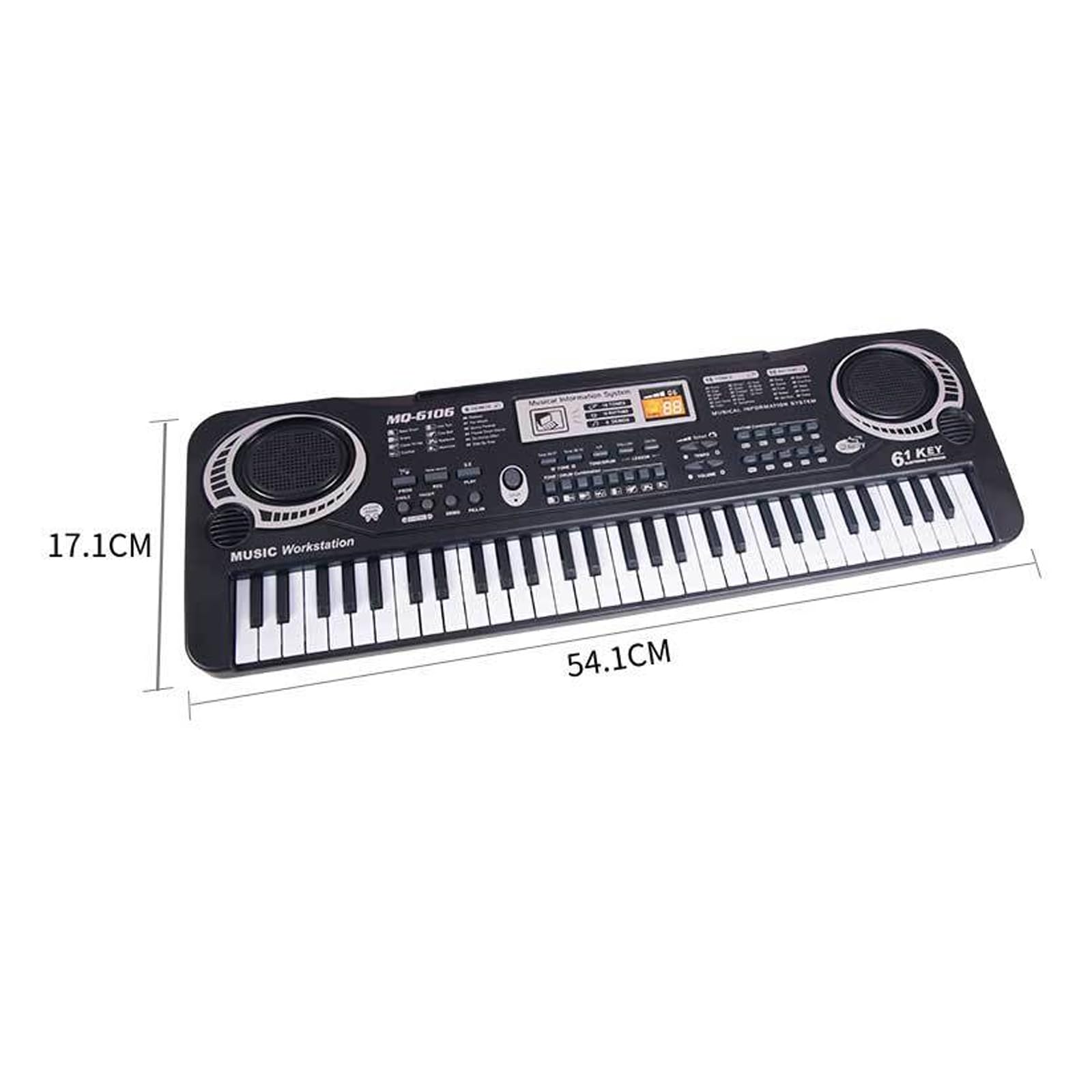 Amazon | 電子キーボード 61鍵盤 16音色 キーボード 10リズム