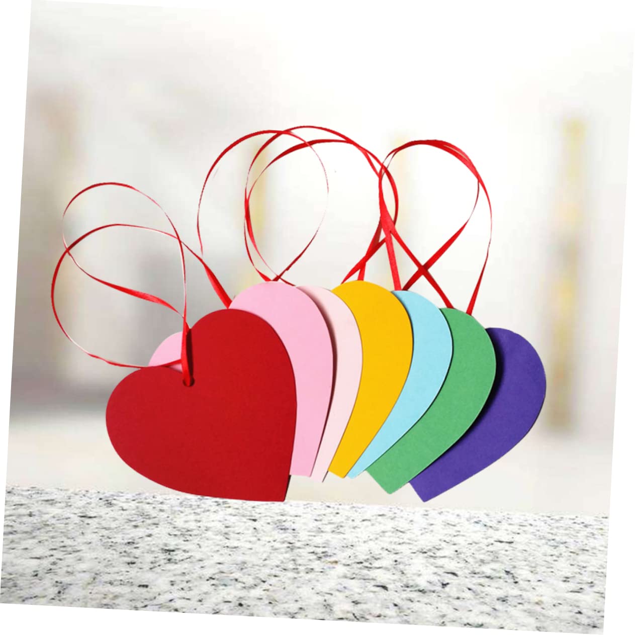 STOBOK 150 Stk Hochzeitskarten Babygeschenke Für Babys Baby-geschenk Hochzeitsbanner-karte Grußkarten-sortiment Weihnachtsgeschenkanhänger Aus Papier Karte in Herzform Erntedankfest-karte