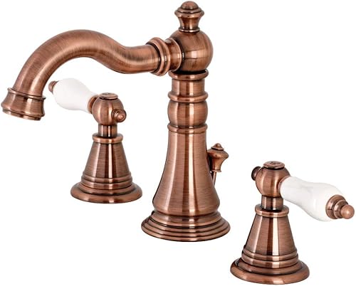 Kingston Brass FSC197PLAC - Grifo de baño clásico inglés, cobre antiguo