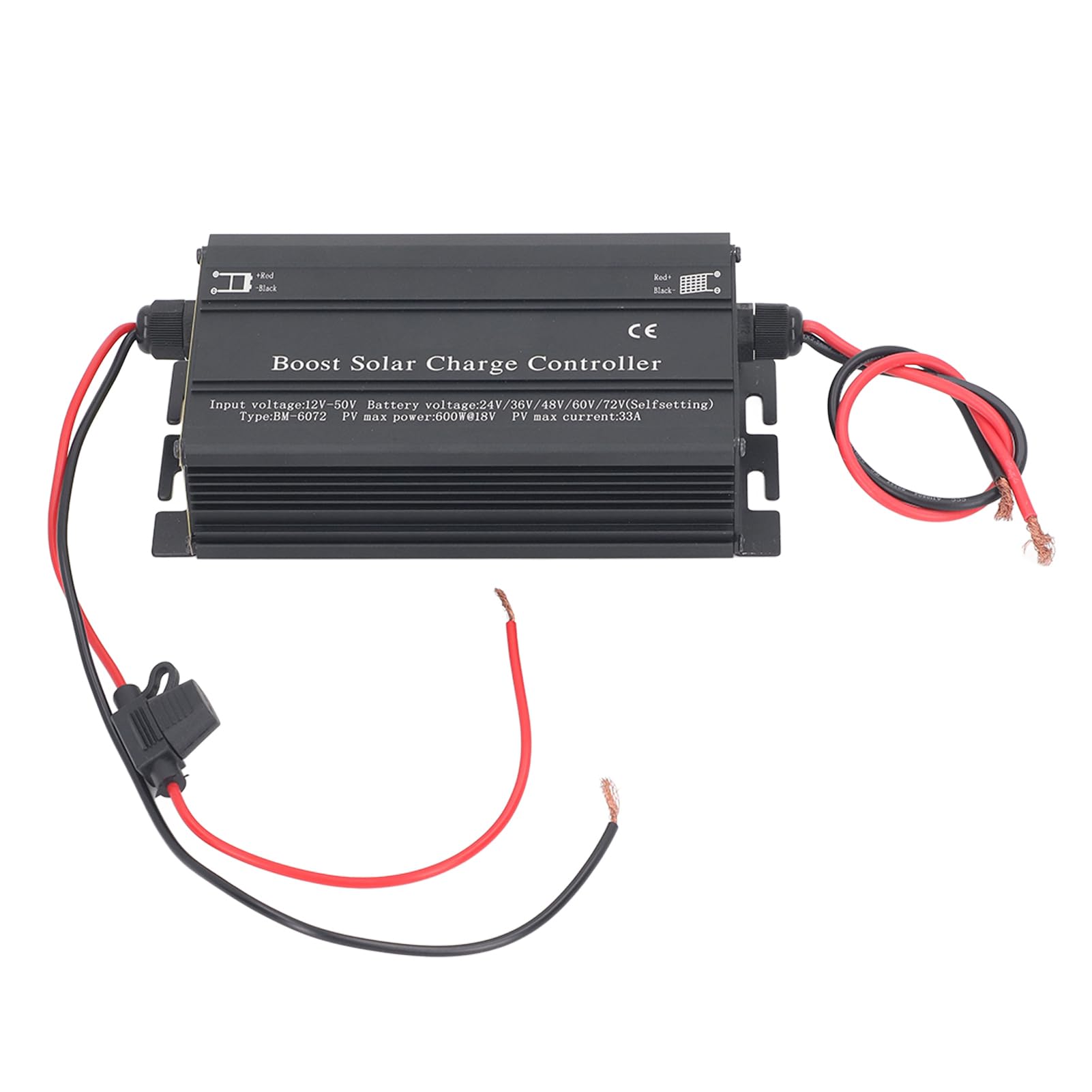Regolatore di carica solare MPPT Boost 24V 36V 48V 60V 72V Regolatore di tensione di carica per veicoli elettrici con efficienza del 99% Lega di alluminio IP65 per sistemi di