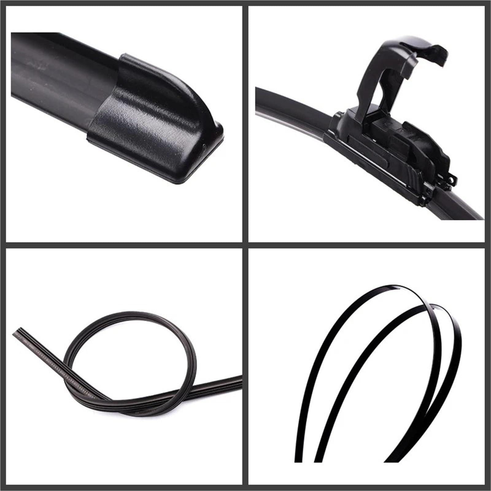 Silencio Escobilla Escobillas Limpiaparabrisas Delanteras Y Traseras Para KIA Para Niro 2016-2021, Accesorios De Corte