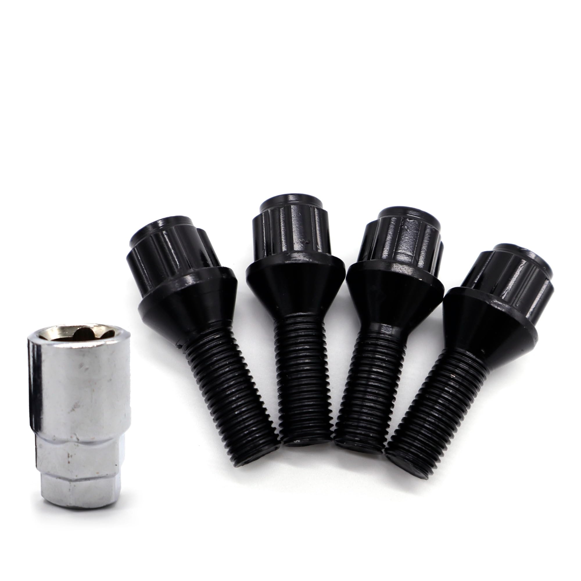 Evite robos y holguras con tornillos de bloqueo M12x1.5x26mm para llantas BMW E60 E61 E92 E93 de coche 8
