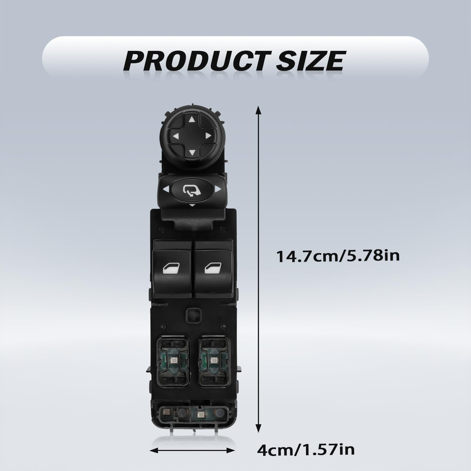 Interruttore di controllo alzacristalli elettrico 96659921ZD 6490FW 6490FX per Peugeot RCZ 2010-2015