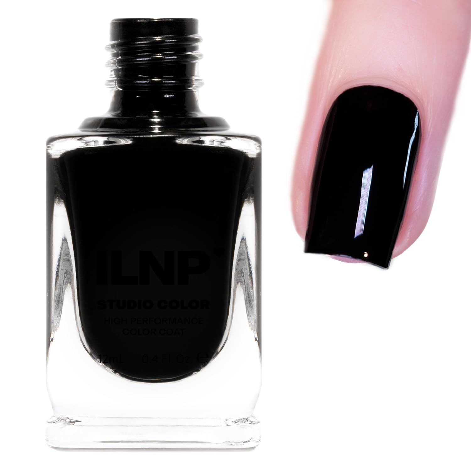 ILNP Ink - Intense Jet Black Cream Nail Polish