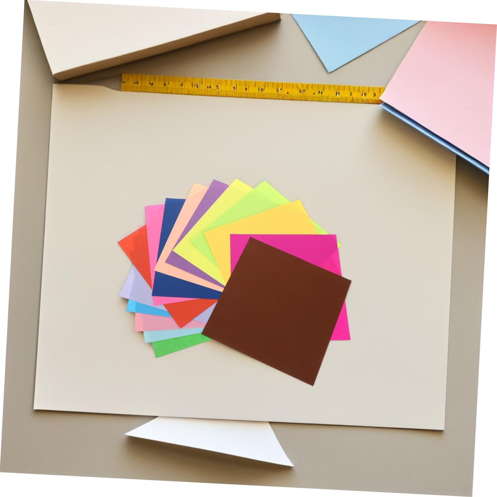 Papel de Origami para Niños 15cm Cuadrado 600 Hojas de Color
