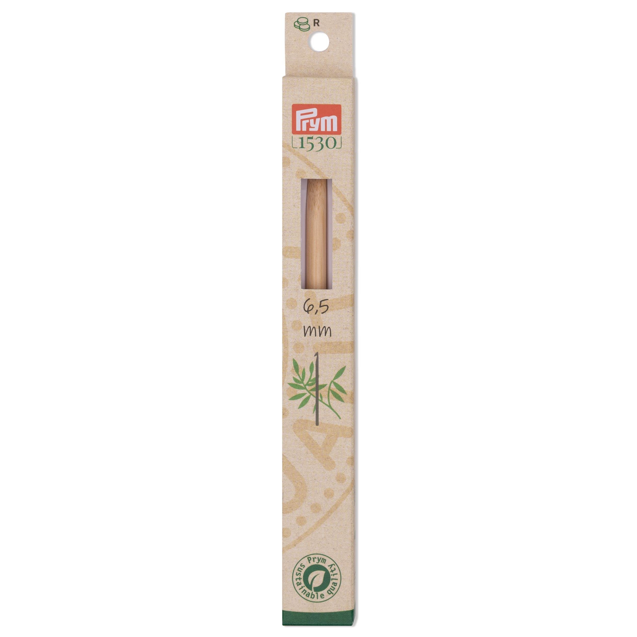 Prym 197613 Wool Crochet Hook Bamboo 15 cm 6.5 mm