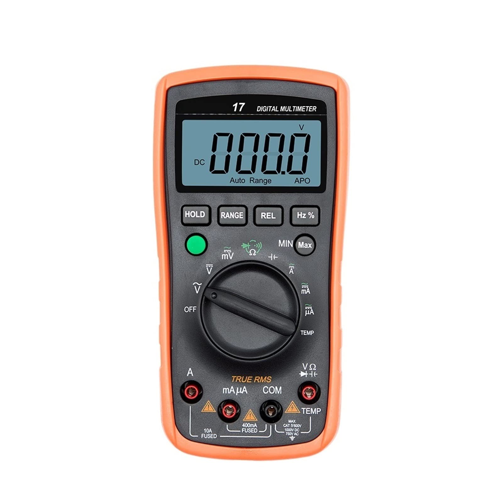 Multímetro Digital Inteligente Recargable Multímetro Digital 4000 recuentos Smart Multimetro Tester Ohm Capacitancia Medidor de Voltaje