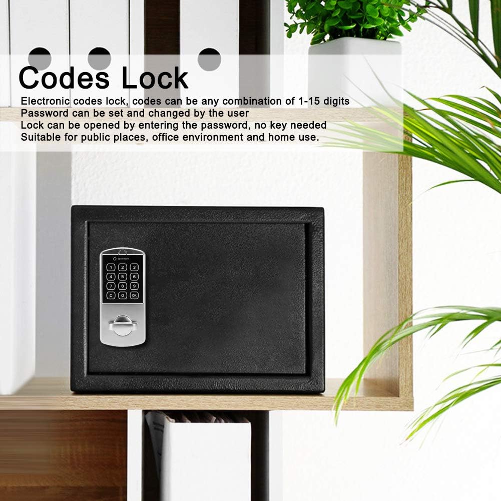Keyless Lock, Codes Lock, File Cabinet Password Lock Electronic Cabinet Lock Kit Files Cabinet Door Locks Kit(Vertical Style with Heaven and Earth Lock Tongue)