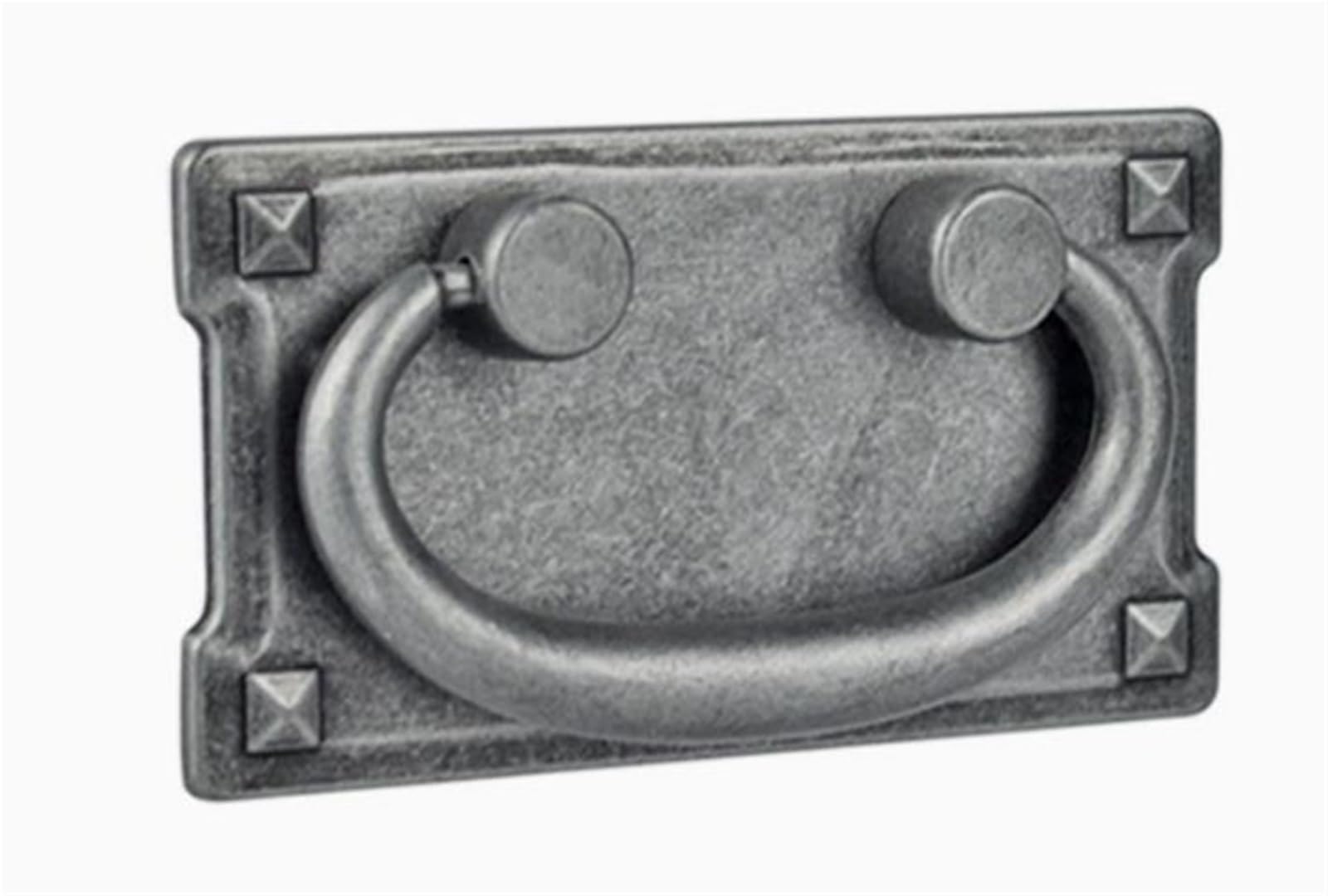 Cidegoo Antique Sliver Vintage Drop Ring Pulls 10Pcs Antique Silver Bronze Black Cabinet Drawer Handles