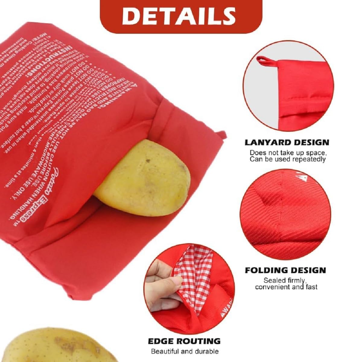 Sac Cuisson Micro-ondes Pour Pommes De Terre. - Test Et Avis