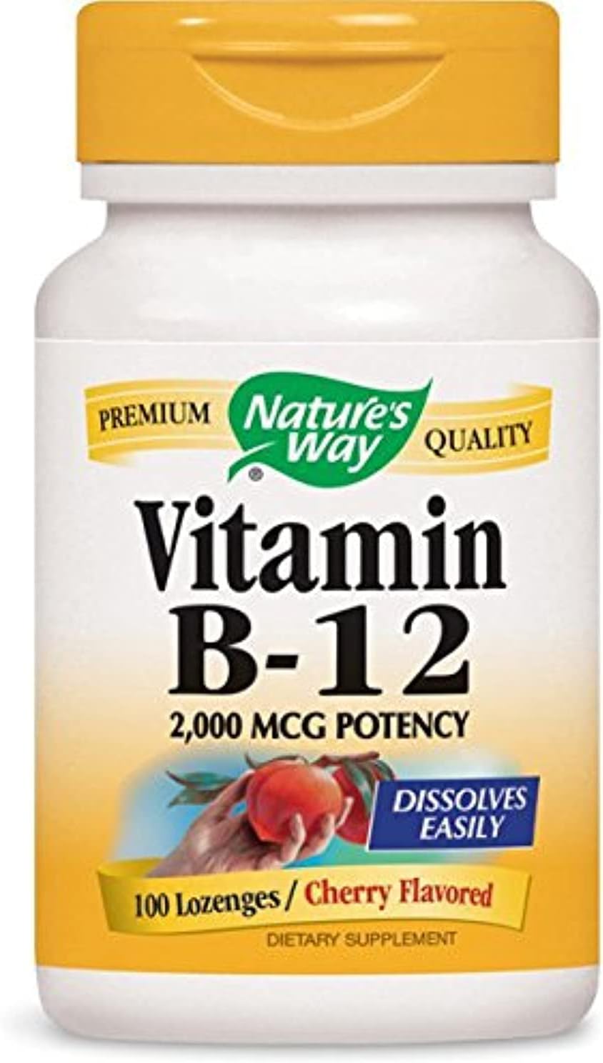 B-12 2000mcg Sublingual Nature's Way 100 Lozenge