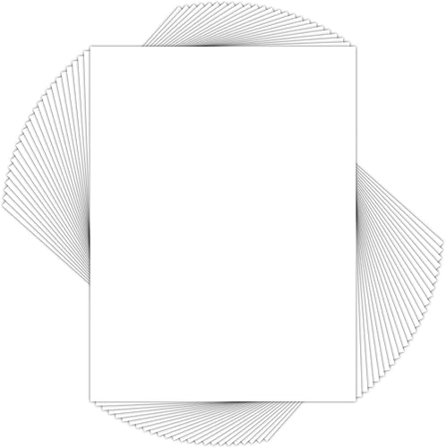 Miniatura 19 de Mat Board Center, paquete de 25, tableros de respaldo blanco de 16 x 20 pulgadas, cartón de 4 capas de grosor para foto/foto/marco de soporte trasero