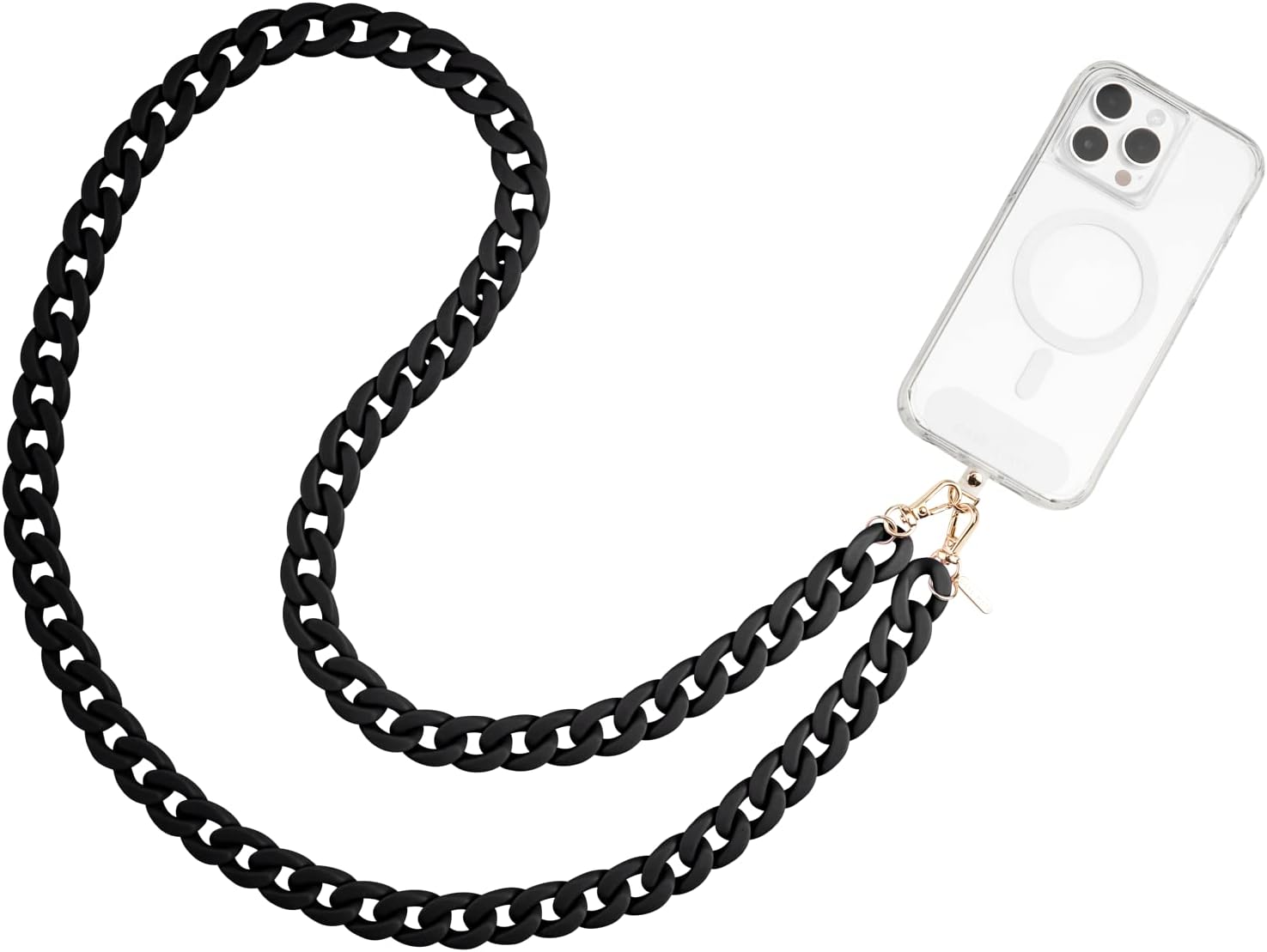CaseMate Crossbody Phone Lanyard/Chain [Works with All Phones] HandsFree Cell Phone Strap