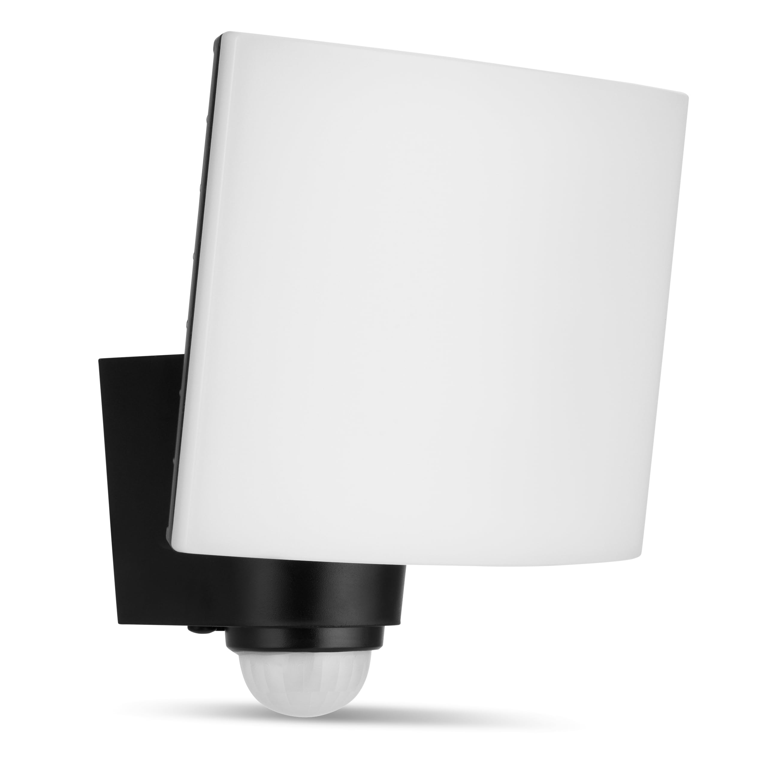 REV McSensor LED Leuchte 230V~ warmweiss/neutralweiss, mit Bewegungsmelder, 28W Außenstrahler IP44, 1800lm, 5000K, anthrazit