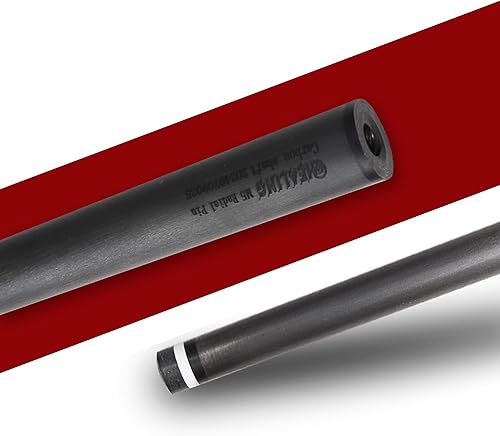 Miniatura 13 de 100% Carbon Fiber Shaft, Black Technology Shaft of Pool Cue Front Part for Billiard Play/Break/Snooker Cue Shaft with Foam- 737 mm,745mm,765mm