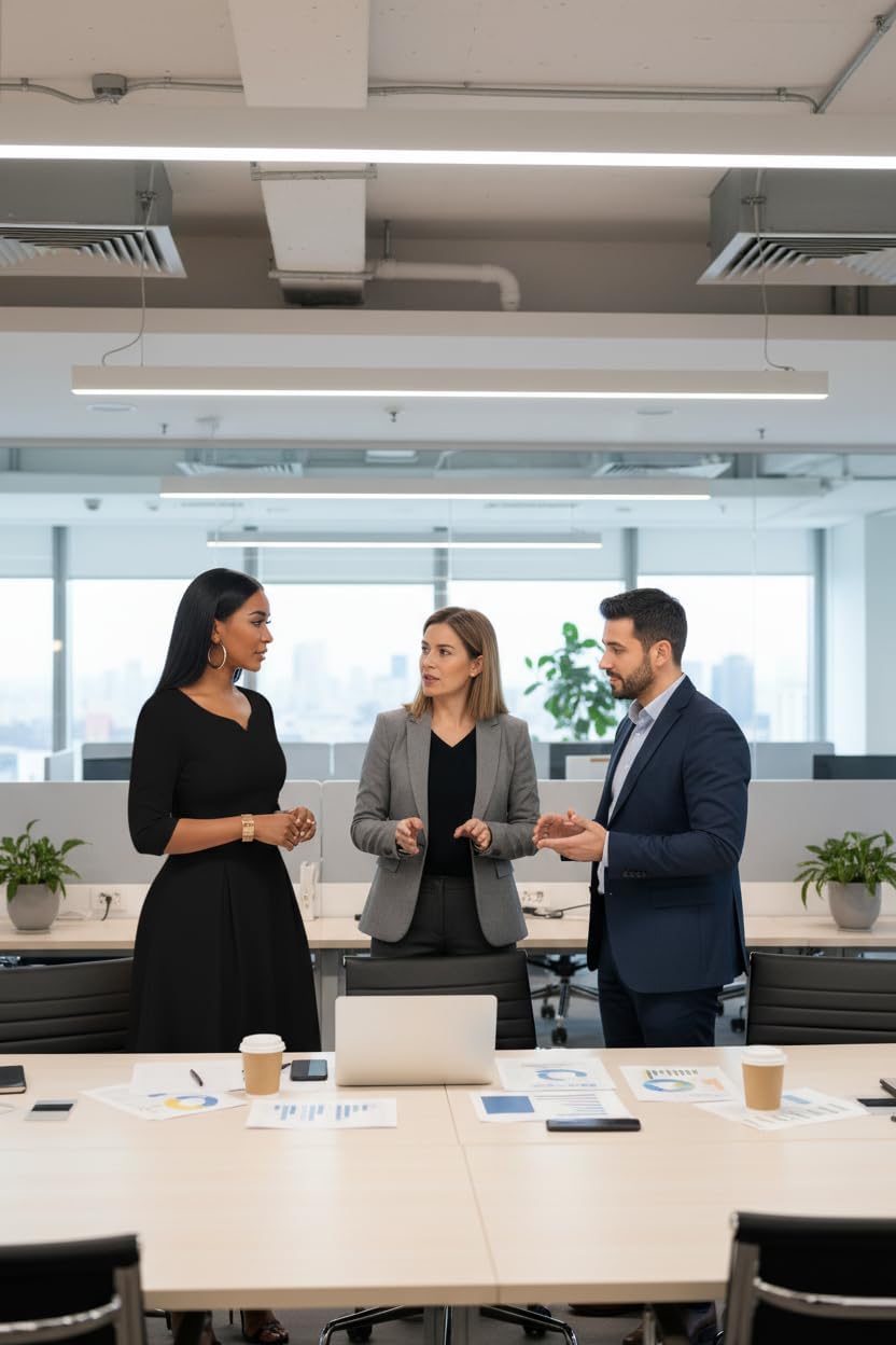 Nmoder Casual Dresses for Women, Fit and Flare A-Line Swing Dress 3/4 Sleeve Church Cocktail Midi Dress with Pockets - Image 2