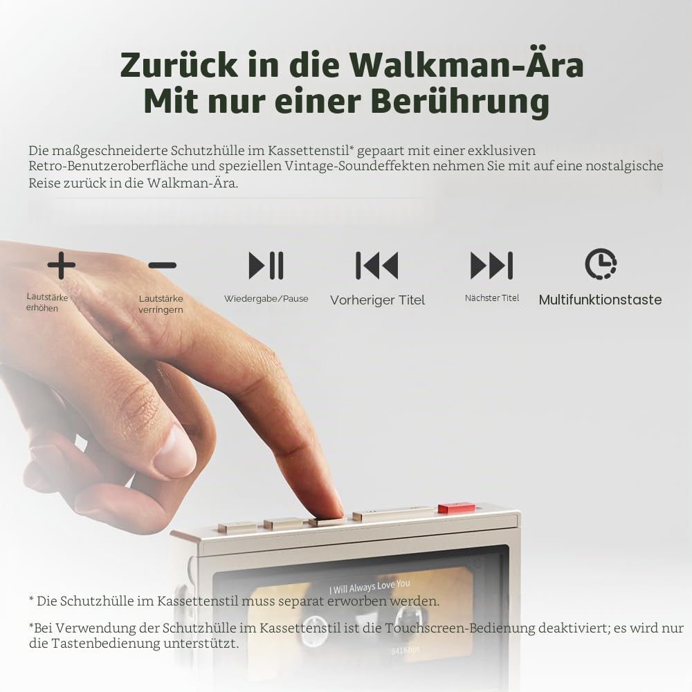 FiiO M21 Android 13 tragbarer Musik-Player, MP3, Snapdragon 680, 4 x CS43198 DAC-Chips, Hi-Res-Audio, DSD-Bluetooth-LDAC, Schwarz