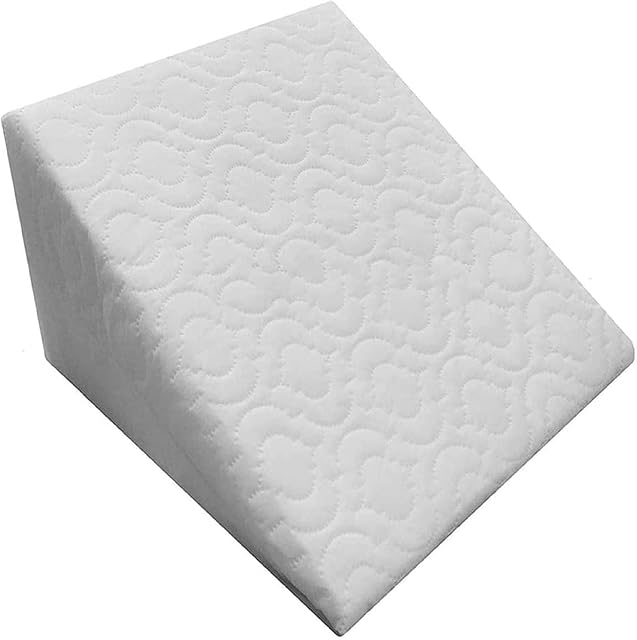 Sleep&Snuggle Wedge Pillow for Back Support - Memory Foam Multi-Purpose Pain Relief Orthopedic Cushion - Breathable Washable Cover, Perfect for Back & Neck Pain