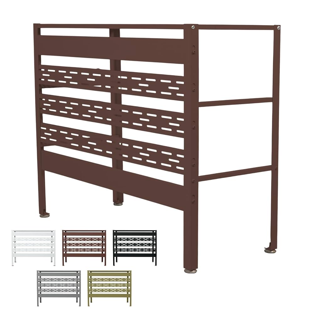 Amazon | Kaitou エアコン室外機カバー 日よけ 目隠し 省エネ