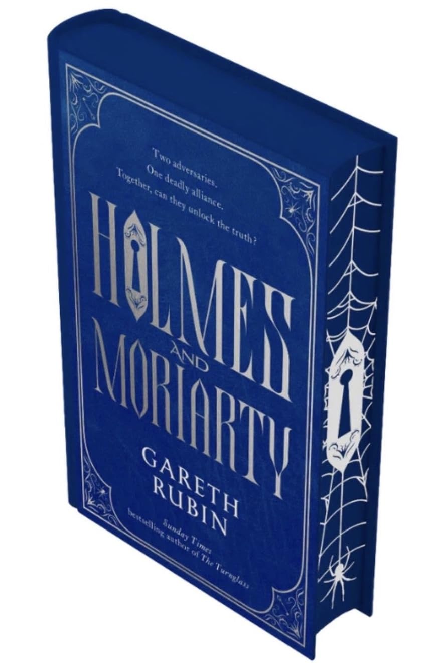 SIGNED Gareth Rubin Book Holmes And Moriarty Limited First Edition Hardcover & AFTAL Member Certificate Of Authenticity Memorabilia Autograph