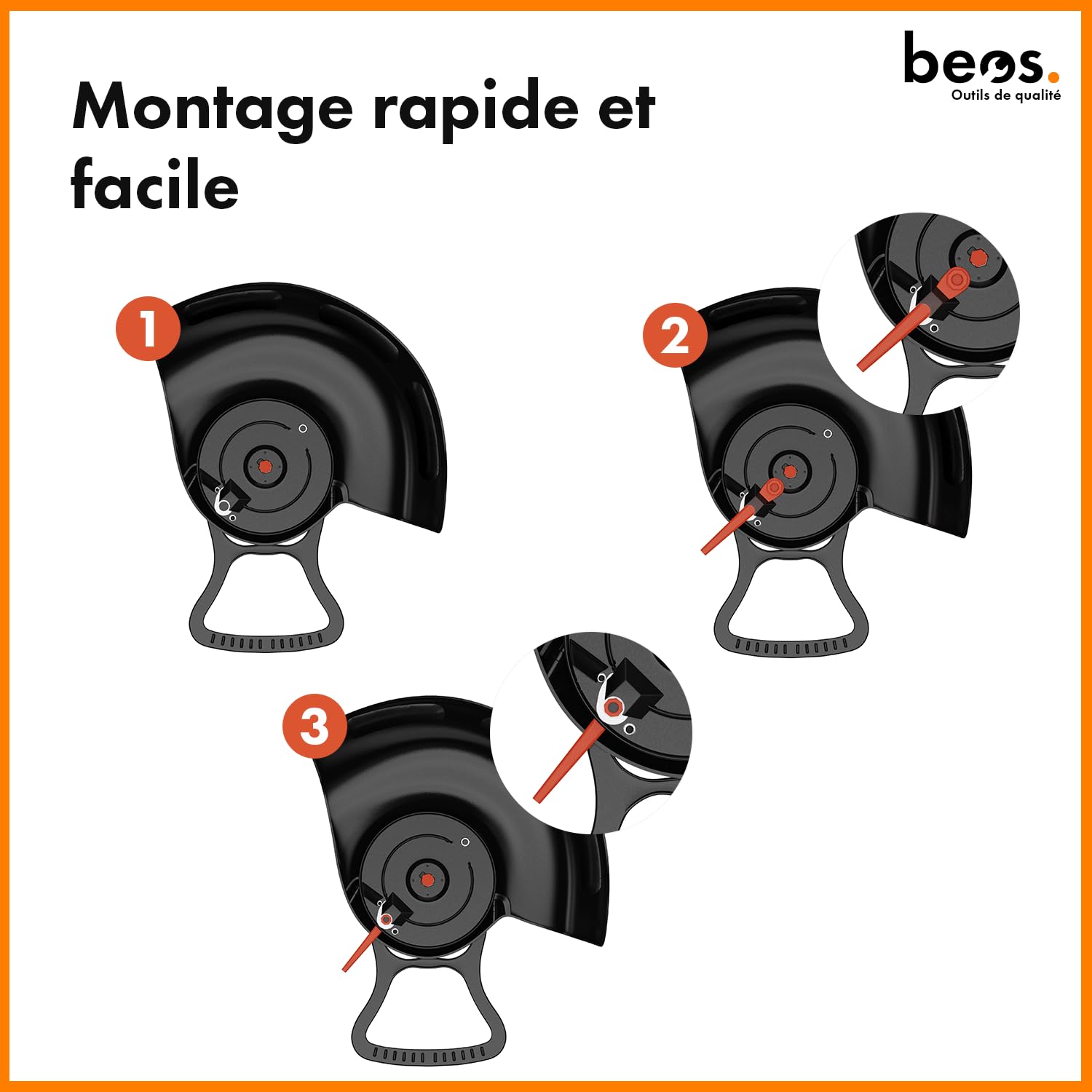 BEOS 100x Lames de Rechange pour Coupe-Bordures Gardena - Lames en Plastique pour Gardena AccuCut, Comfort Cut Li18/23R & LI18/23RO, EasyCut Li 18/23R, Turbotrimmer AccuCut 400 LI & 450LI