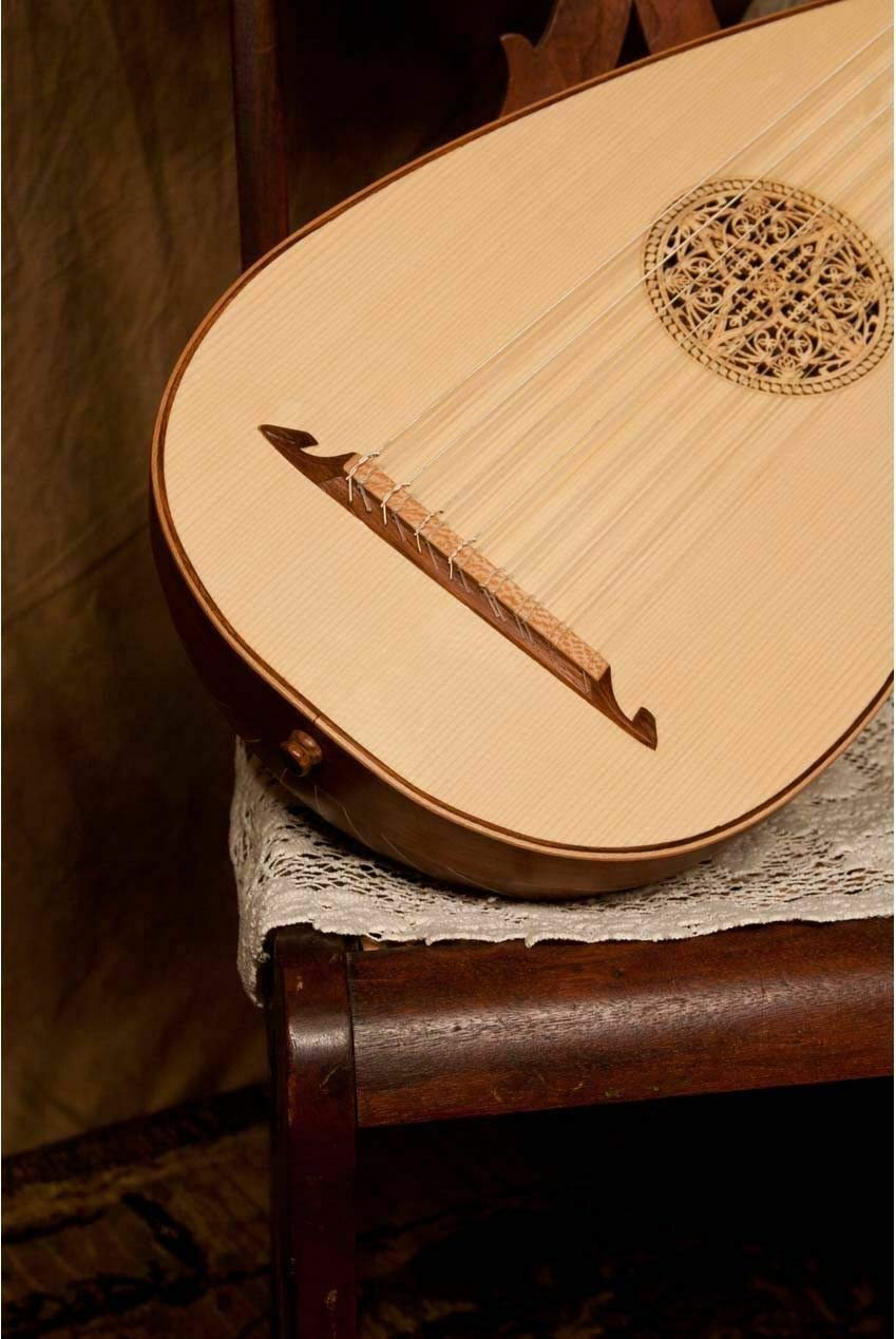 Includes: Roosebeck 8-course Travel Lute W/Padded Gig Bag + Snark Clip-on Chromatic Tuner - Image 4