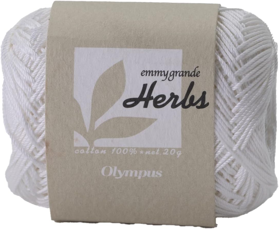 Made In orimupasu 絲 emi-gurande Her Fitzsimmons Lace Yarn Slim Fit Fine Point, Col. 800 White Series G Approximately/88 m