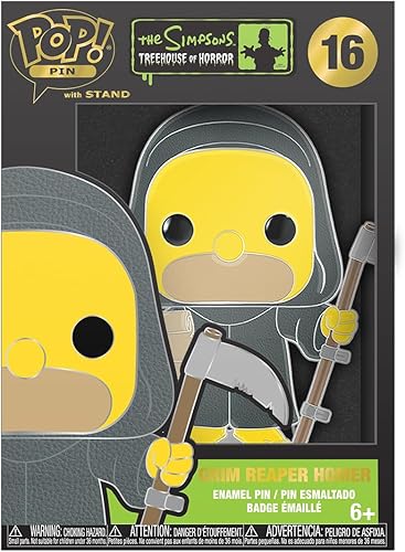 Loungefly PIN - Pin esmaltado grande Horror Simpsons - Homer Simpson - Homer - Los Simpson - Los Simpson - Broche coleccionable lindo - para