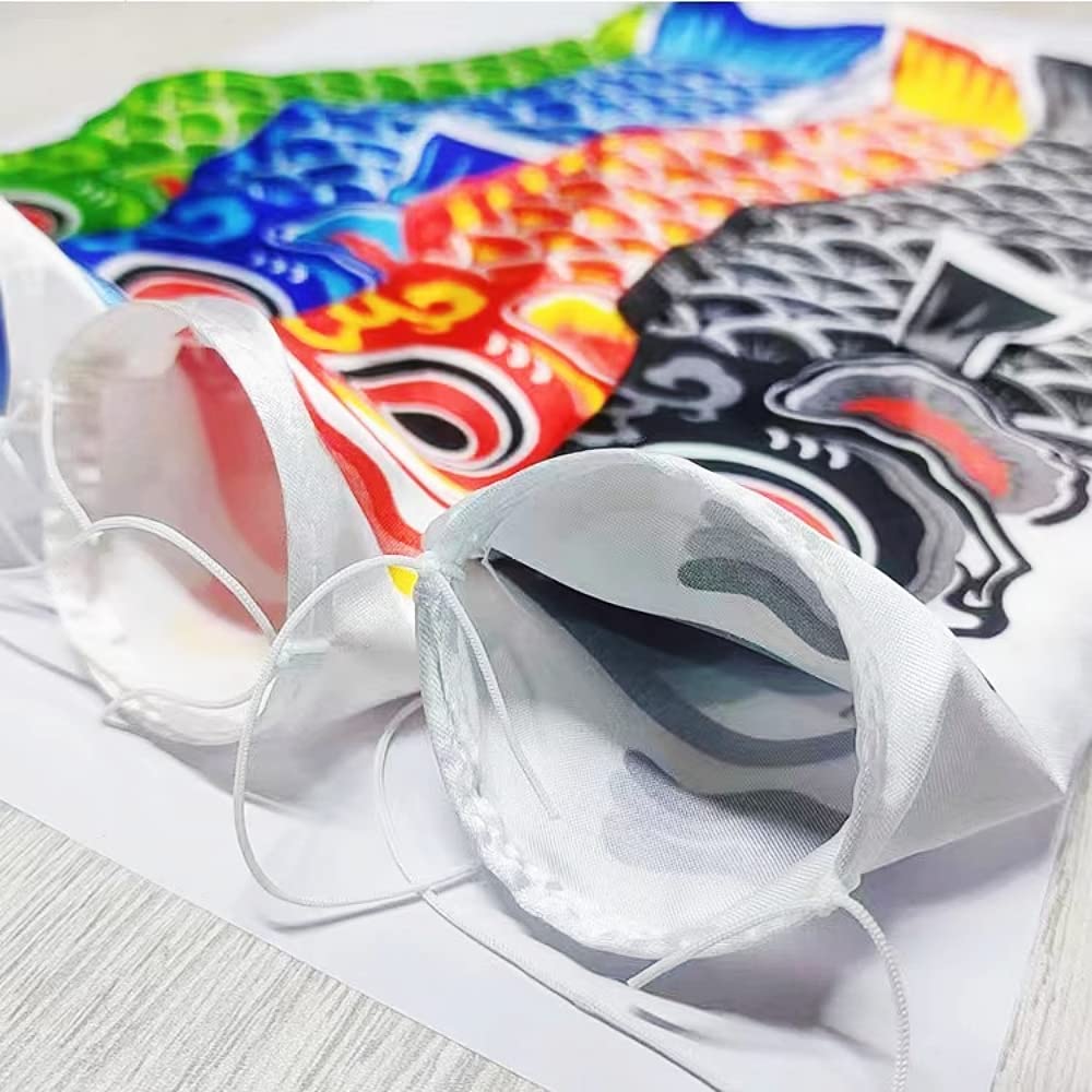 Amazon | 20cm 5個 鯉のぼり ミニ 鲤鱼旗迷你 こいのぼり 鲤鱼溪流