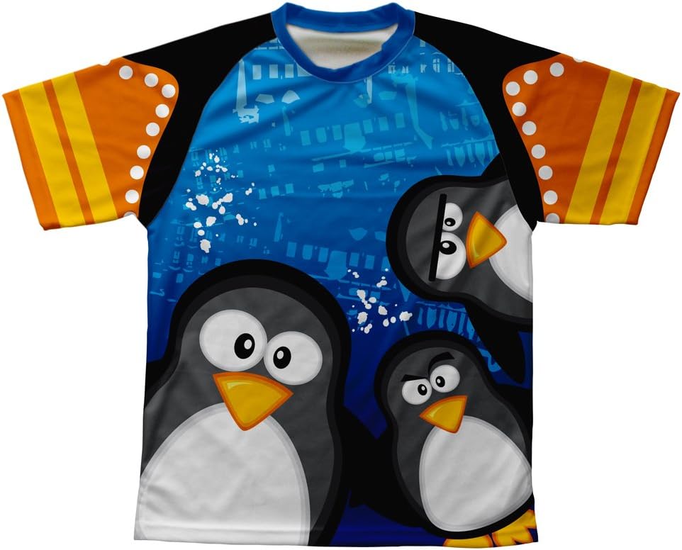 ScudoPro Curious Penguins Technical T-Shirt for Men and Women