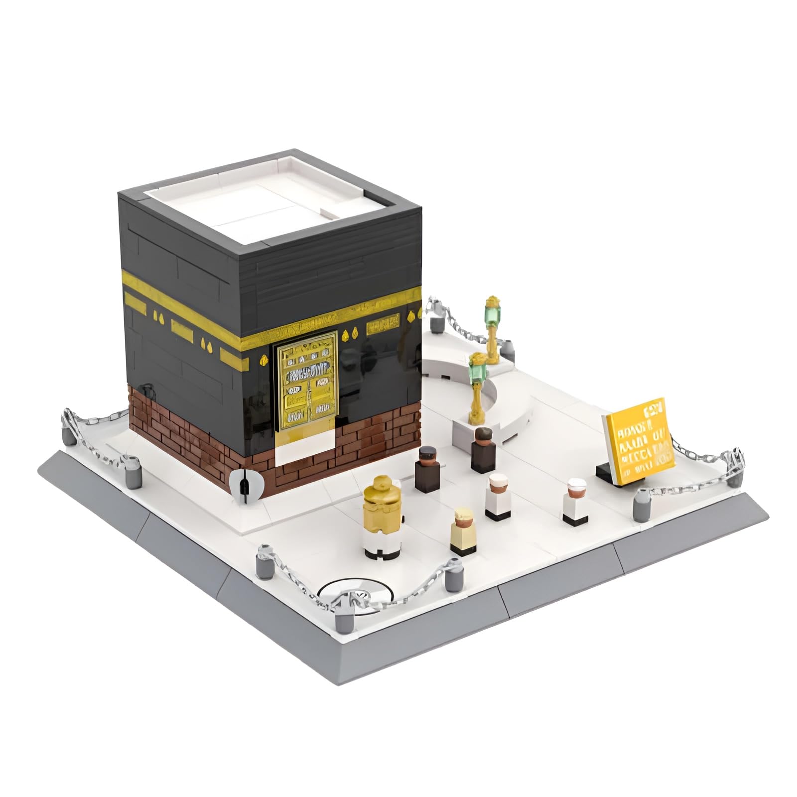 Mosque Kaaba of Mecca Building Blocks Set, 446-Piece Islamic Architecture Model Bricks Kit - Image 4