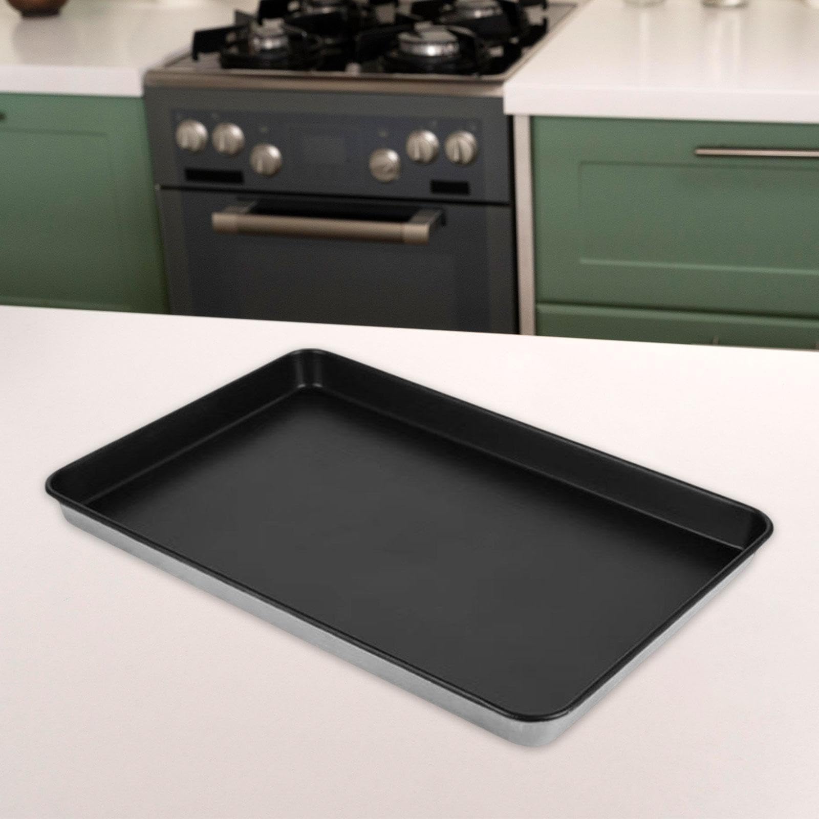 Enakshi® Oven Baking Tray Kitchen Cookware Cookie Baking Sheet Pan for Cookies Baking 60x40x5cm|Home & Garden