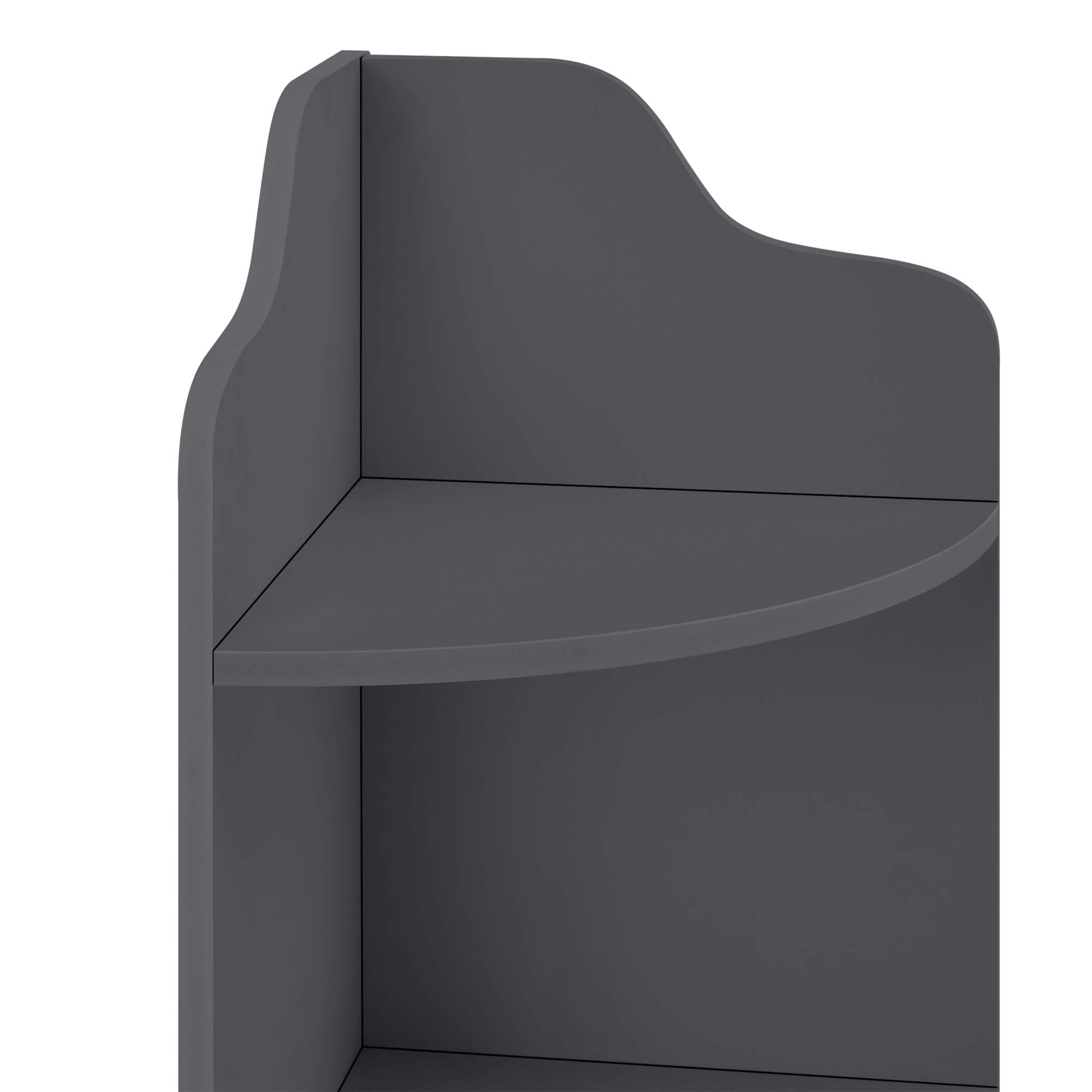 Étagère D'angle Murale Hasvik à 4 Niveaux 40 X 40 X 90 Cm Blanc Noir En Casa 90572389 Étagère D'angle Murale Hasvik à 4 Niveaux 40 X 40 X 90 Cm Blanc Noir En Casa 90572389