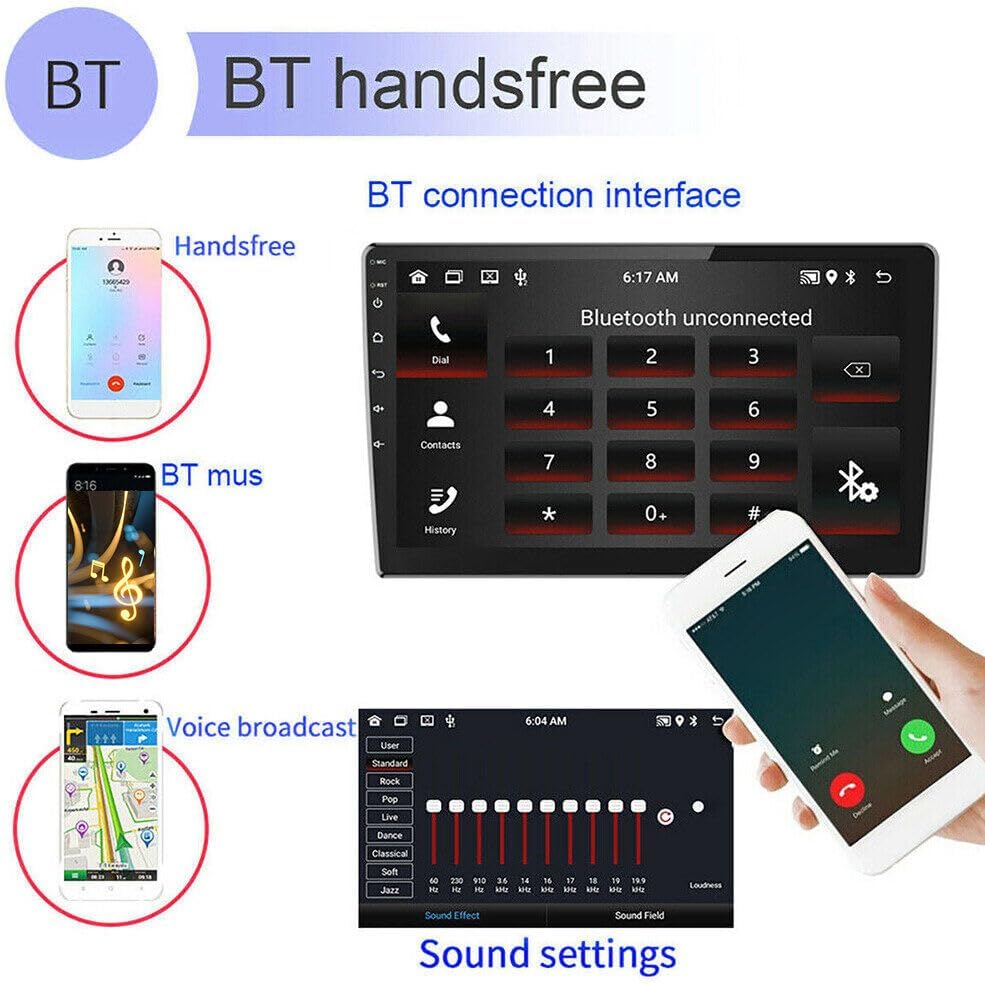 Bluetooth hands-free calling and music interface